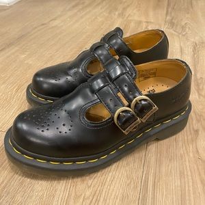 Dr Martens 8065 Smooth Leather Mary Jane Shoes size 5